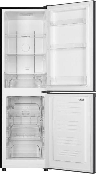 Kühlschrank mit Gefrierfach CONTINENTAL EDISON CEFC193NFB3, 193 L, 48 x 57,5 x 154 cm, Total No Frost, , Schwarz