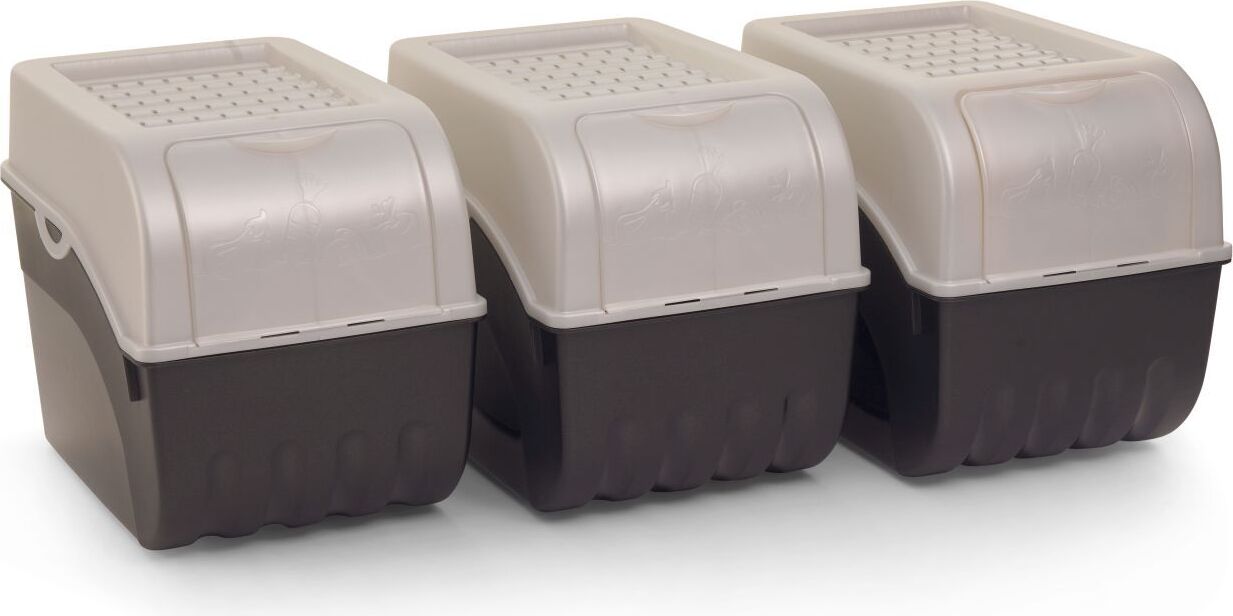 AMP GmbH Novaliv 3x Groß 9l perlmut Kartoffel Kartoffelbox Kartoffelkiste Kartoffellager Kartoffelkopf Kartoffelsack