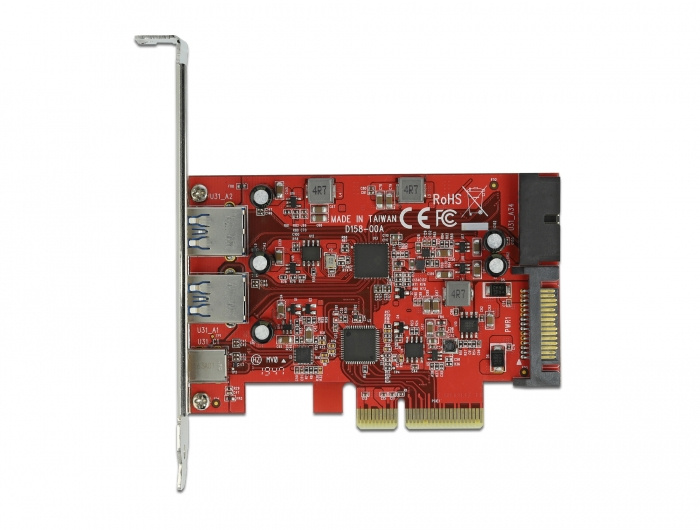 Delock 90492 Delock PCI exp. 4x Karte zu 1x ext. USB Type-C Buchse