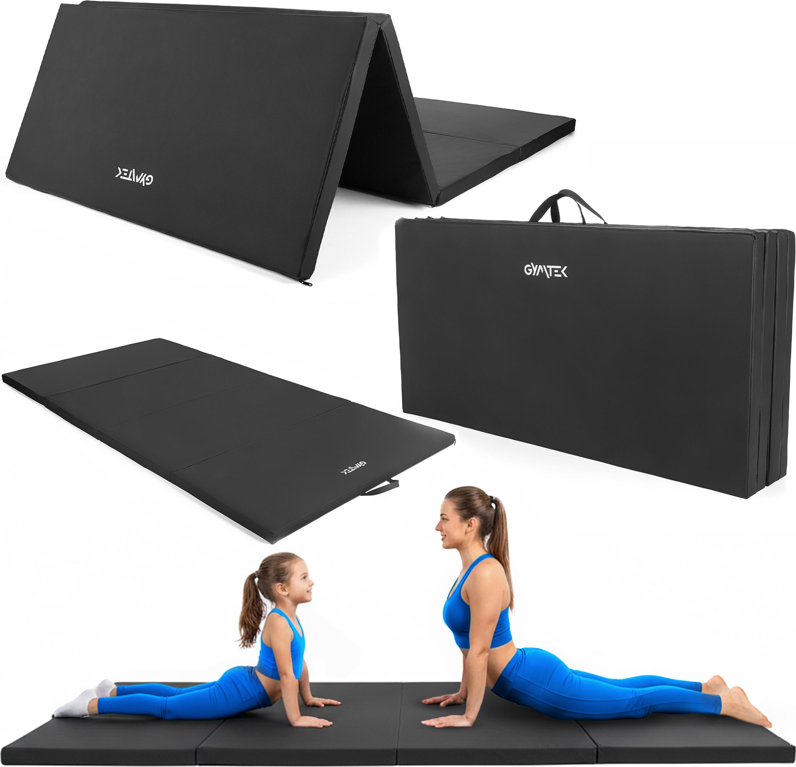 Gymtek® Gymnastikmatte XL Sportmatte Kampfsportmatte Trainingsmatte - Extra breit und dick - 240x120 cm - Gymnastik Judo Karate Fitness Kampfsport V417638