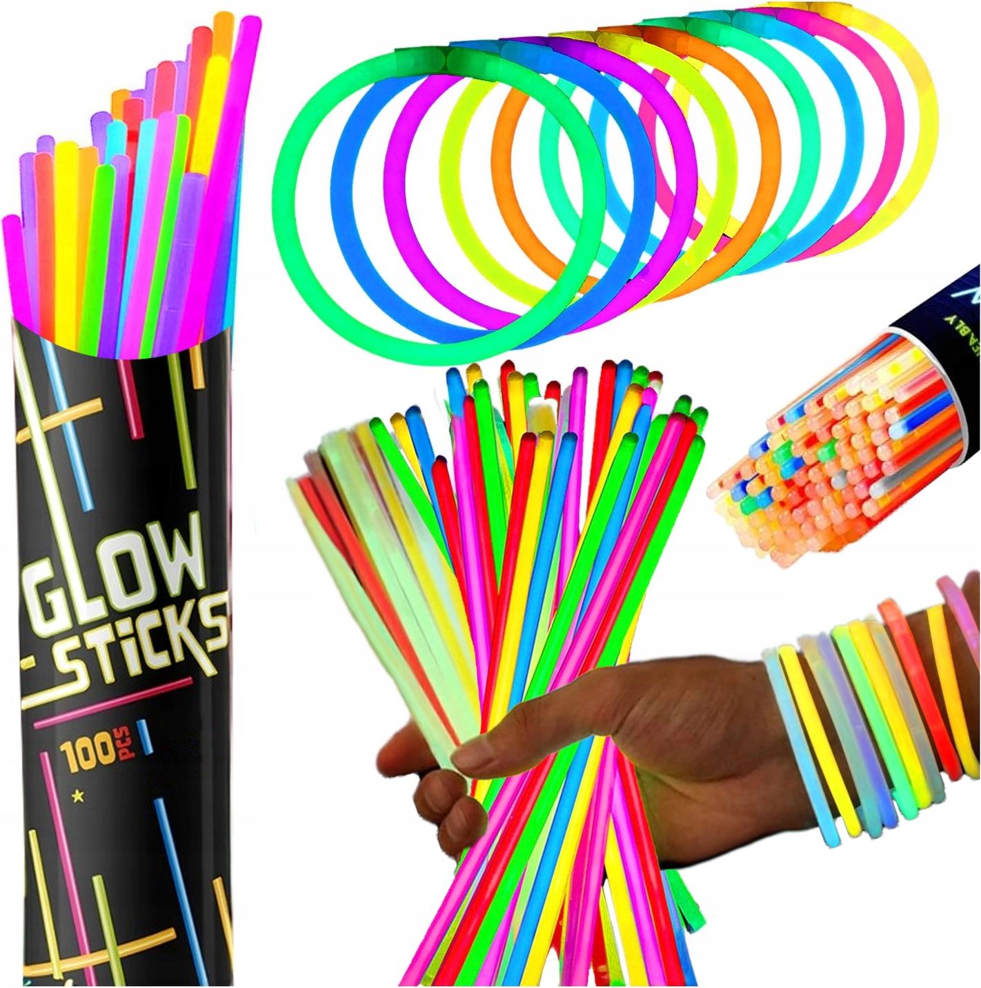 Azaris Armbänder Kleuchtstäbe Leuchtstäbe Fluo 100X