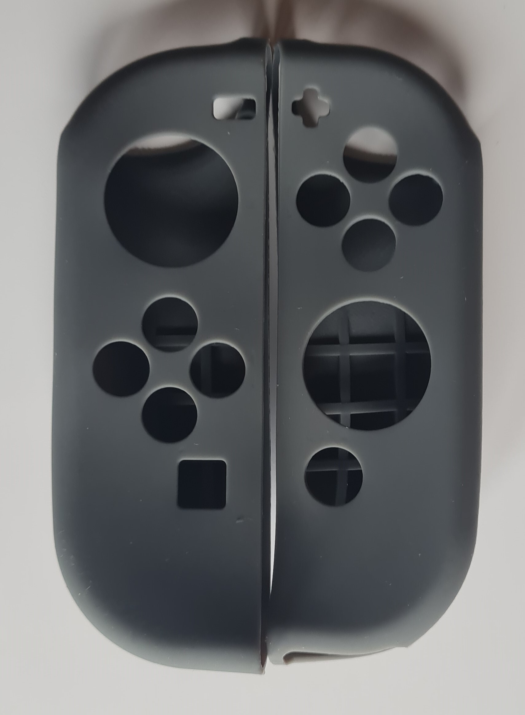ForEverKids.de Silikon Hülle Joy Con Drittanbieter Switch / OLED Nintendo NEU Grau