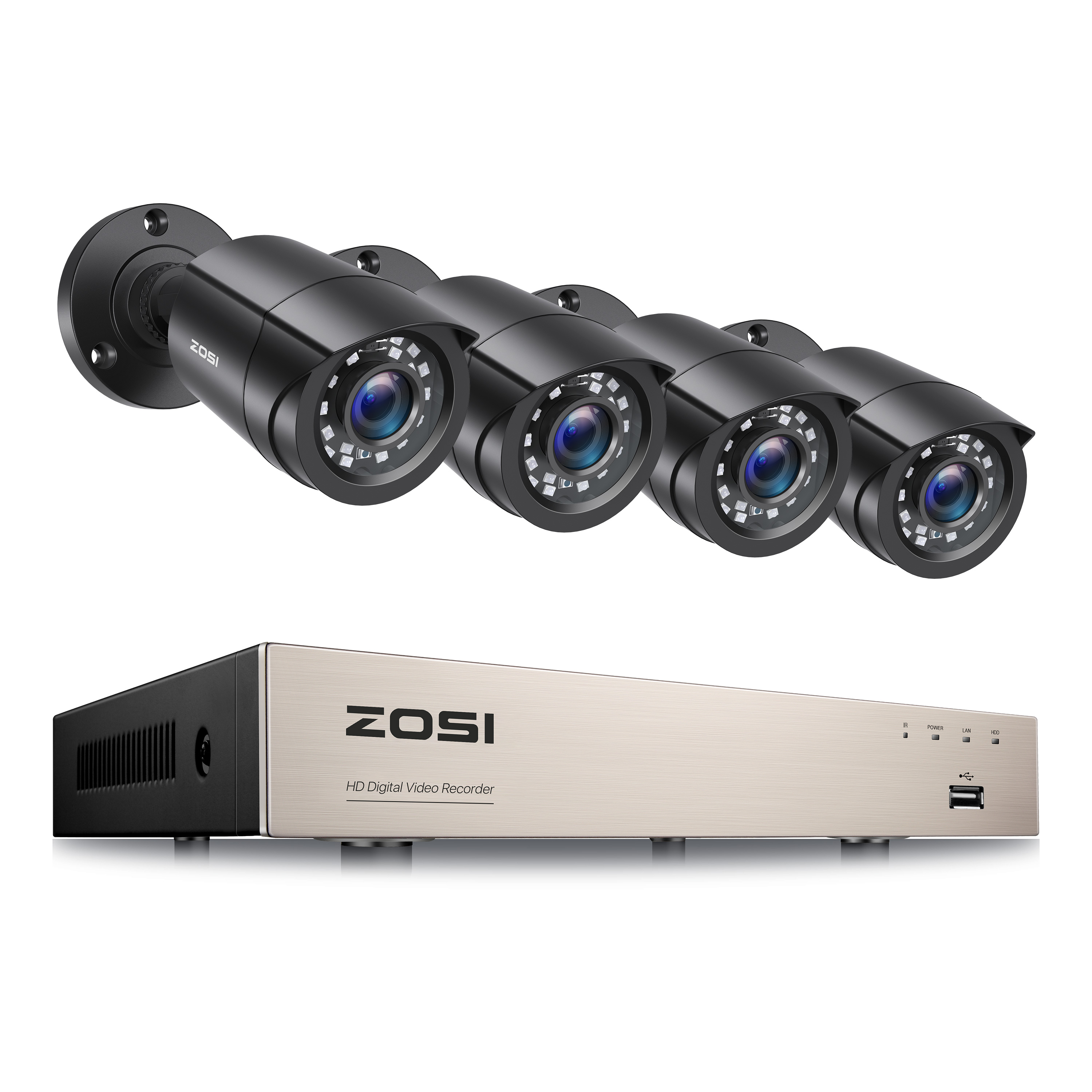 2000TVL 1.3 MP Überwachungskamera System CCTV 8CH 1080N AHD DVR Sicherheit Kit