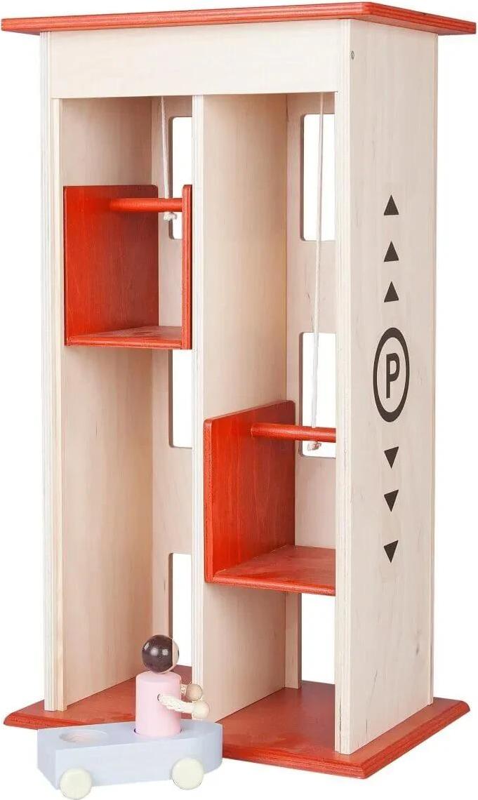 Rülke 23167 Holzspielzeug Lift für Parkhaus 23166