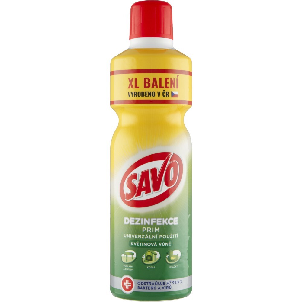 Savo Prim Desinfektionsmittel, Blumenduft, 1.2 l 25896