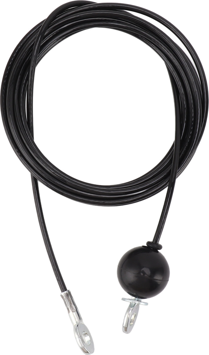 Gistuch Fitness -Riemenscheibe Kabelhaus -Fitnessstudio Ersatzstahl Stahldraht Seilausrüstung Übung Anhang schwarz 5m / 16.4ft