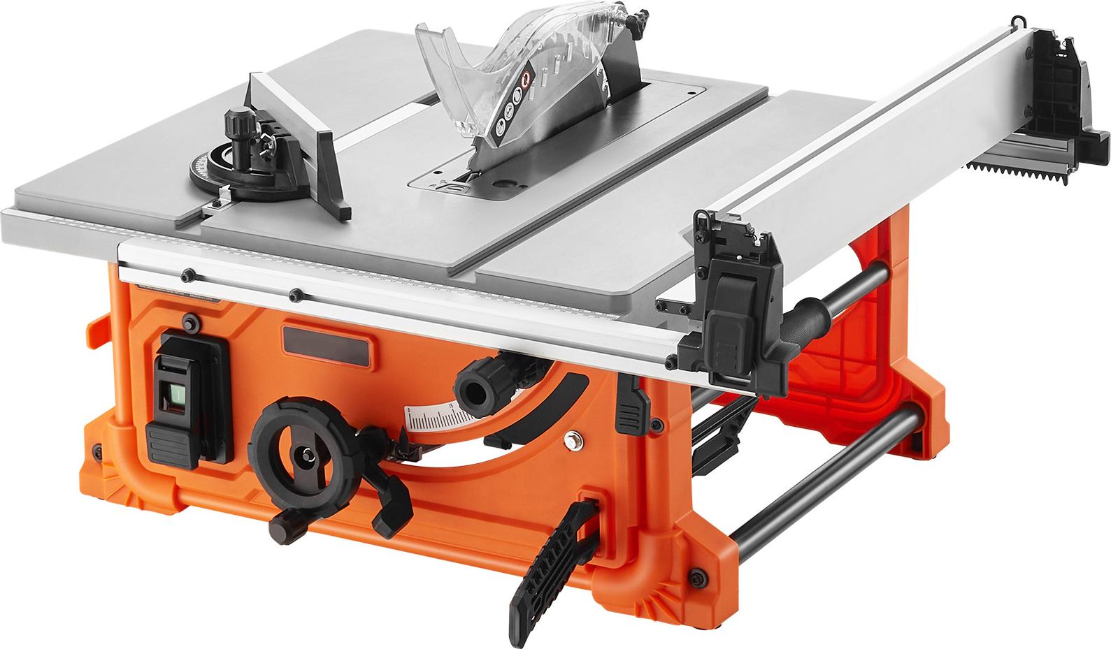 SucceBuy Tischkreissäge 4400U/min 1800W 85mm bei 90° Querschnitt / 60mm bei 45° Schrägschnitt M1H-ZP12-254A-1