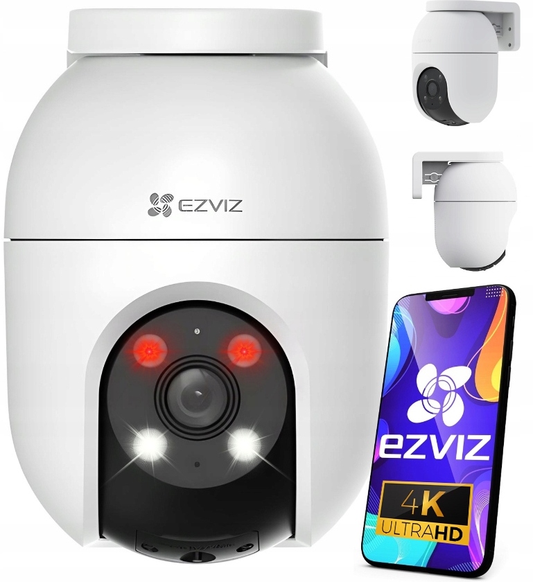 Outdoor-Wi-Fi Kamera 8Mpx 4K Ezviz C8C Mit Ai Erkennung Und Bewegungsverfolgung BELLA-T-0941