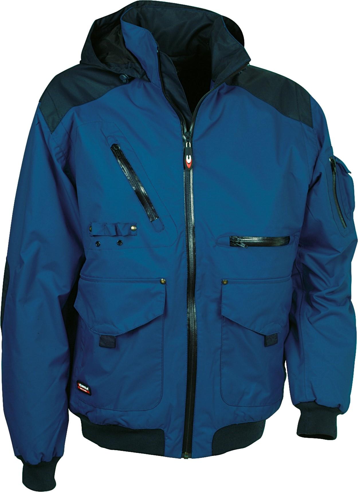 Cofra leichte Arbeitsjacke wind- und regendicht, Motor blau 52 V091-0-02.Z52