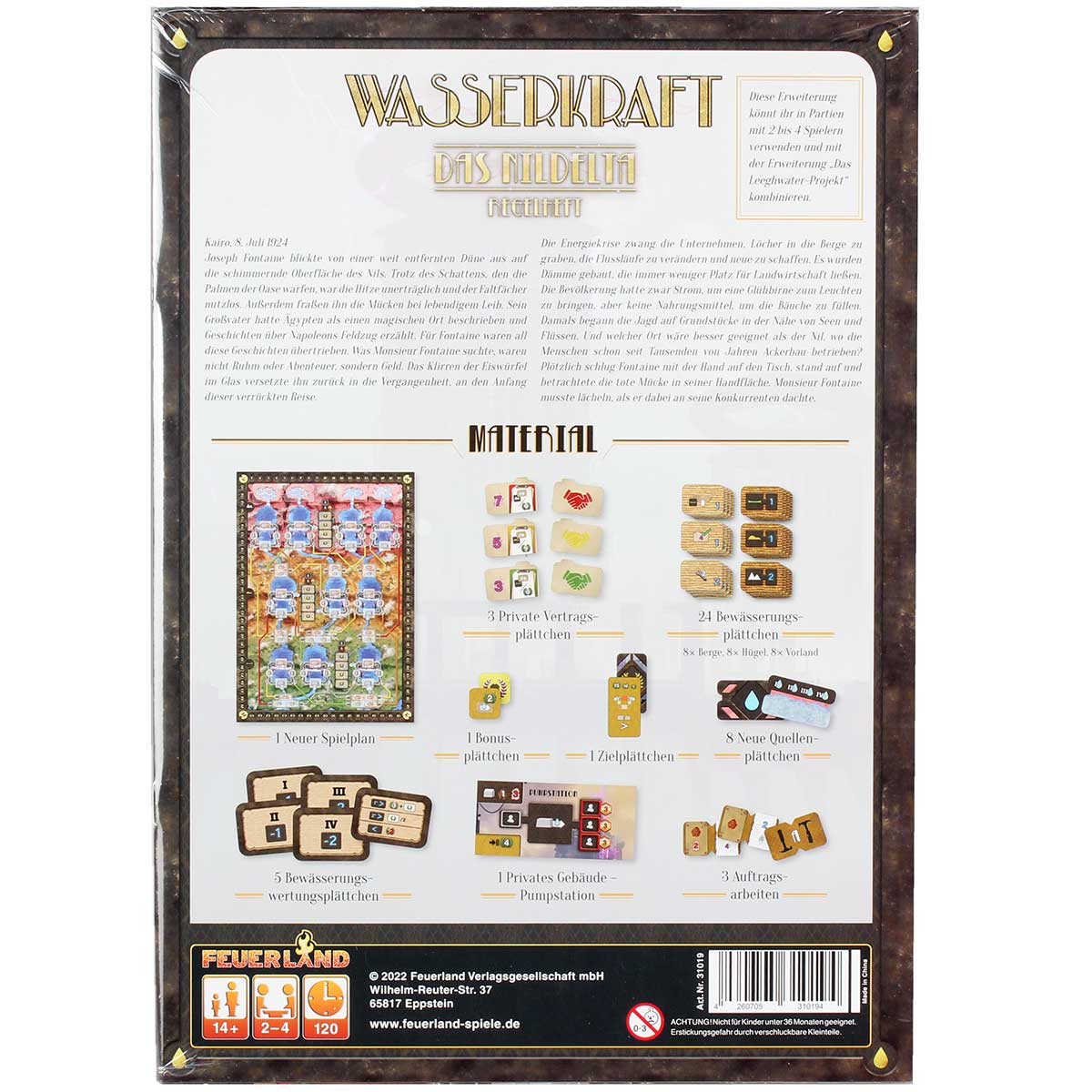 Feuerland Spiele Feuerland Wasserkraft: Das Nildelta [Erweiterung] FEU31019