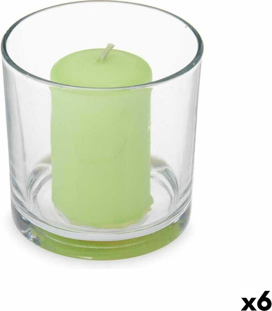 Vonná sviečka 10 x 10 x 10 cm (6 kusov) Drinking glass jasmine