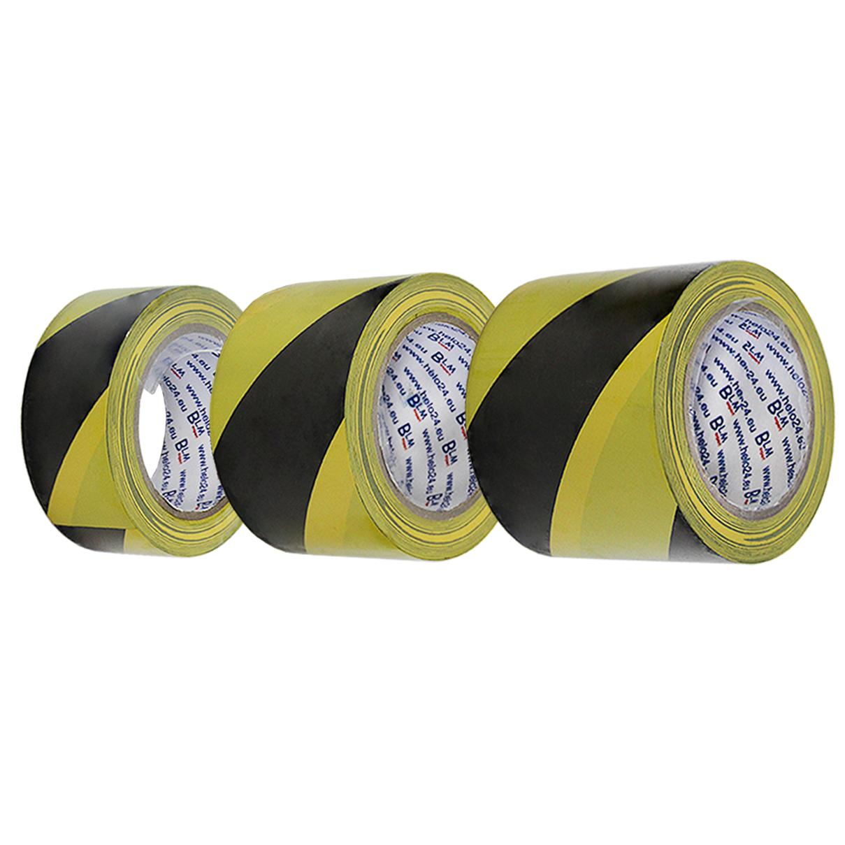 Helo Markierungsband Bodenmarkierungsband Absperrband Warnklebeband Abstandsband 1x 50 mm NEW-5910