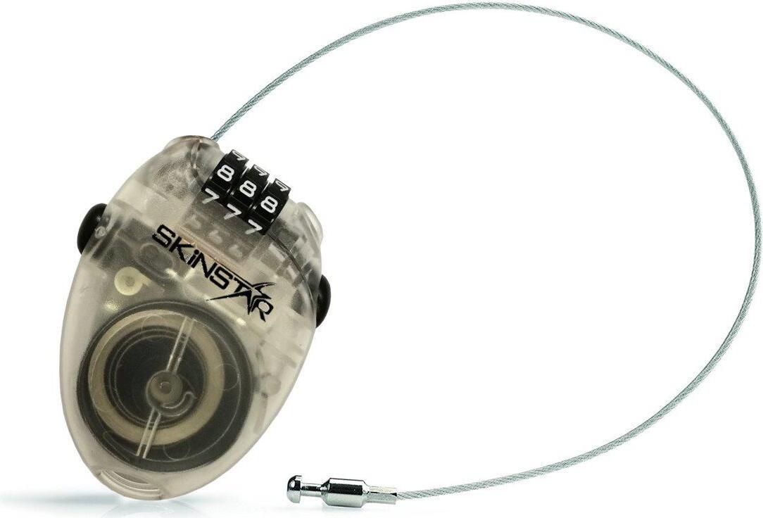 SkinStar Kabelschloss Gepäckschloss Snowboard Ski Schloss Zahlenschloss CL-009-TRANS