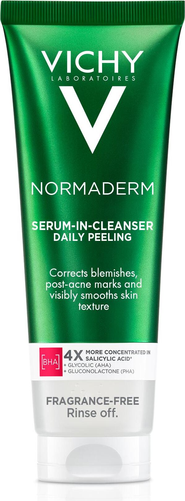 VICHY NORMADERM Reinigungsserum und Peeling 125 ml