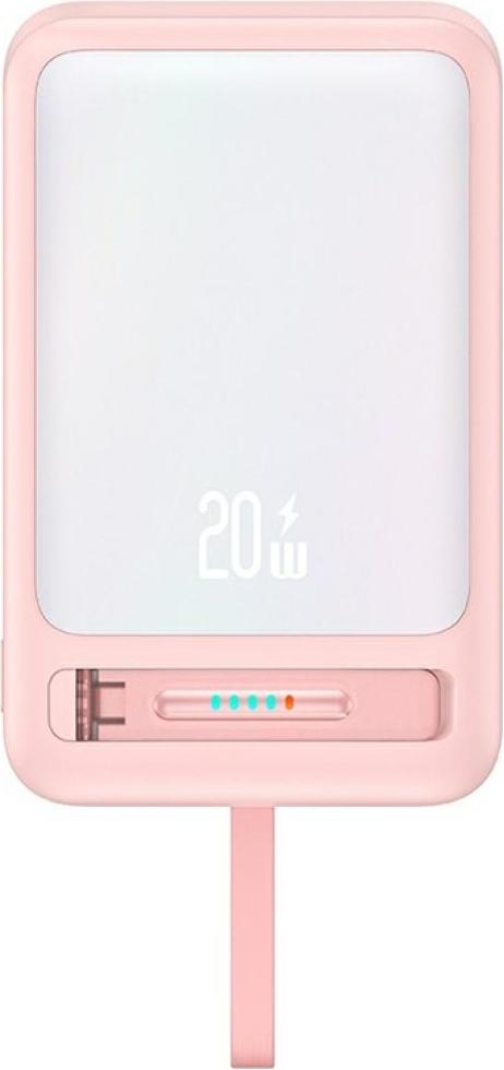 Powerbank Usams Xm Series Cd219 10000Mah Magnetisch Kabellos Rosa