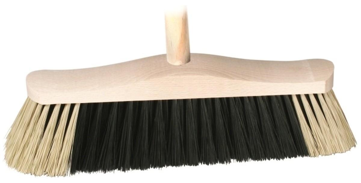 Smeták s holí Spokar, 5111/611, 28,5 cm, devný, syntetická vlákna, devná hl 120 cm 21606