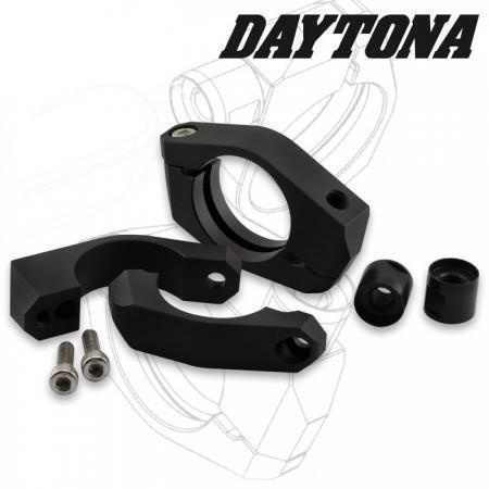 4U-Onlinehandel CNC-Blinkerhalter-Set schwarz Gabel Ø 41mm HS_220920-41