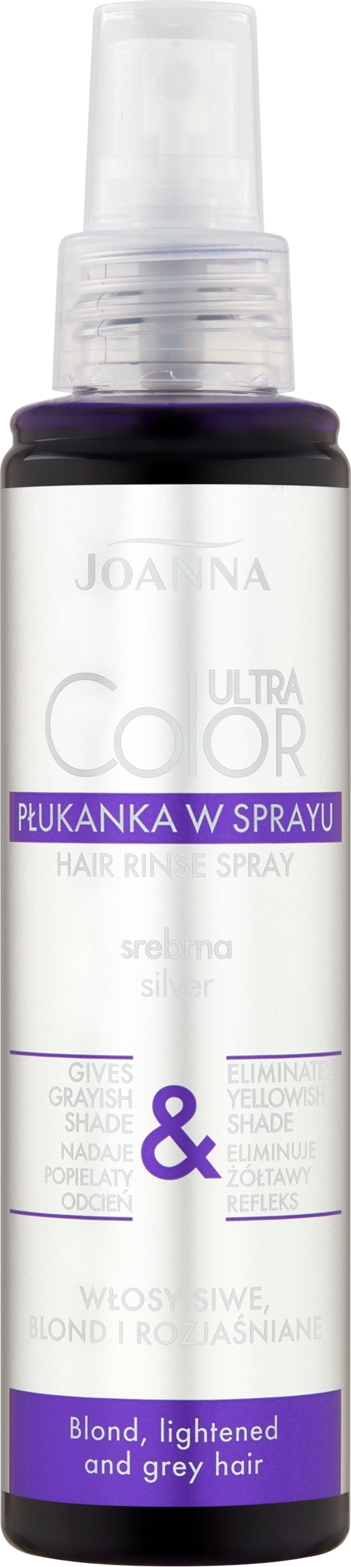 JOANNA LABORATORIUM KOSMETYCZNE Joanna Ultra Color System Silberhaar-Spülung, 150ml