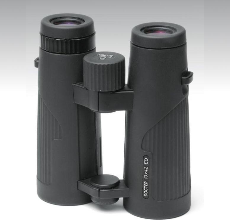 Docter 10 X 42 ED Fernglas, 10-fache Vergrößerung, 42mm Objektivdurchmesser, 105m Sehfeld auf 1000m