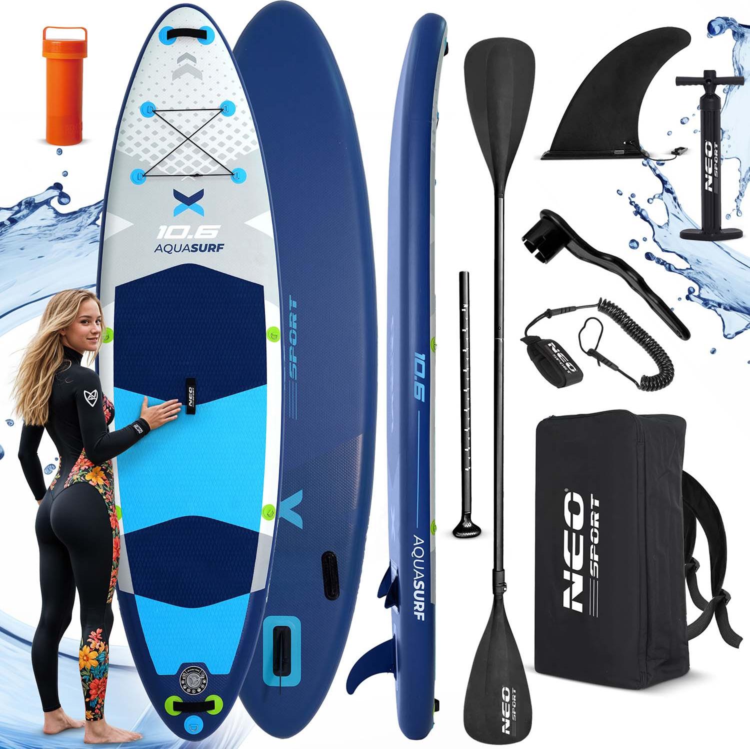 Paddleboard Neo-Sport Aquasurf 320 x 84 x 15 cm 170206