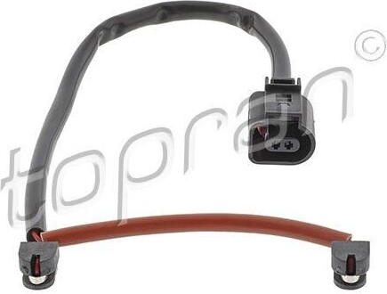 TOPRAN Bremsverschleißsensor Verschleißanzeige 113 549 Vorne für VW Touareg (7LA, 7L6, 7L7) 370mm