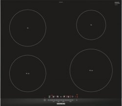 Siemens EH675FEC1E, Čierna, Vstavaný, Indukčná varná doska so zónami, Sklokeramická, 4 zone(s), 4 zone(s)