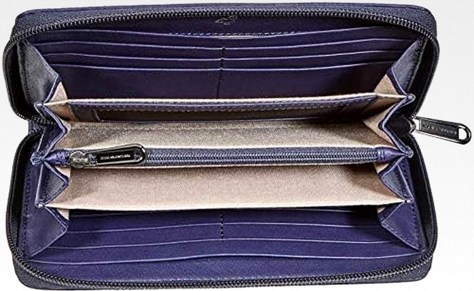 Markenlos Damen Geldbörse aus Mellow Leder