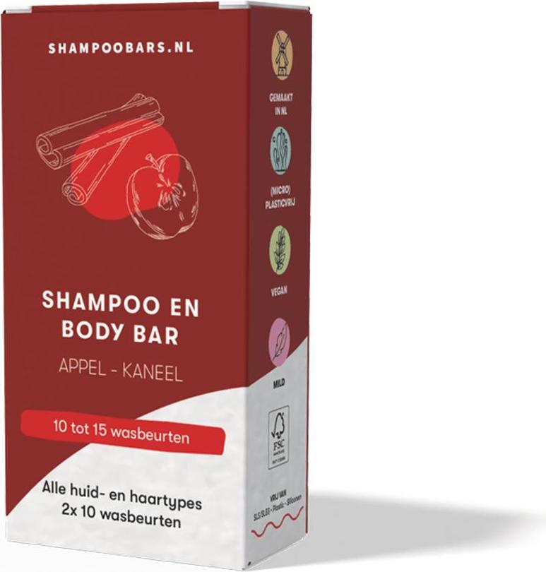 Shampoo Bars ShampooBars Mini Shampoo & Body Bar Apfel-Zimt 20 g