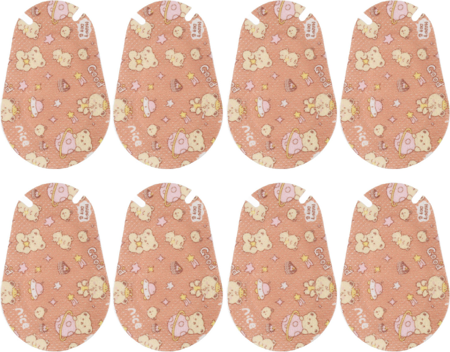 Cocosity Kinder-Augenklappe, Kinder-Augenklappe mit Klebstoff, Kinder-Augenklappe mit Verband, Kinder-Augenklappe aus Vliesstoff, Kinder-Augenklappe mit Pad, Kinder-Cartoon-Augenklappe