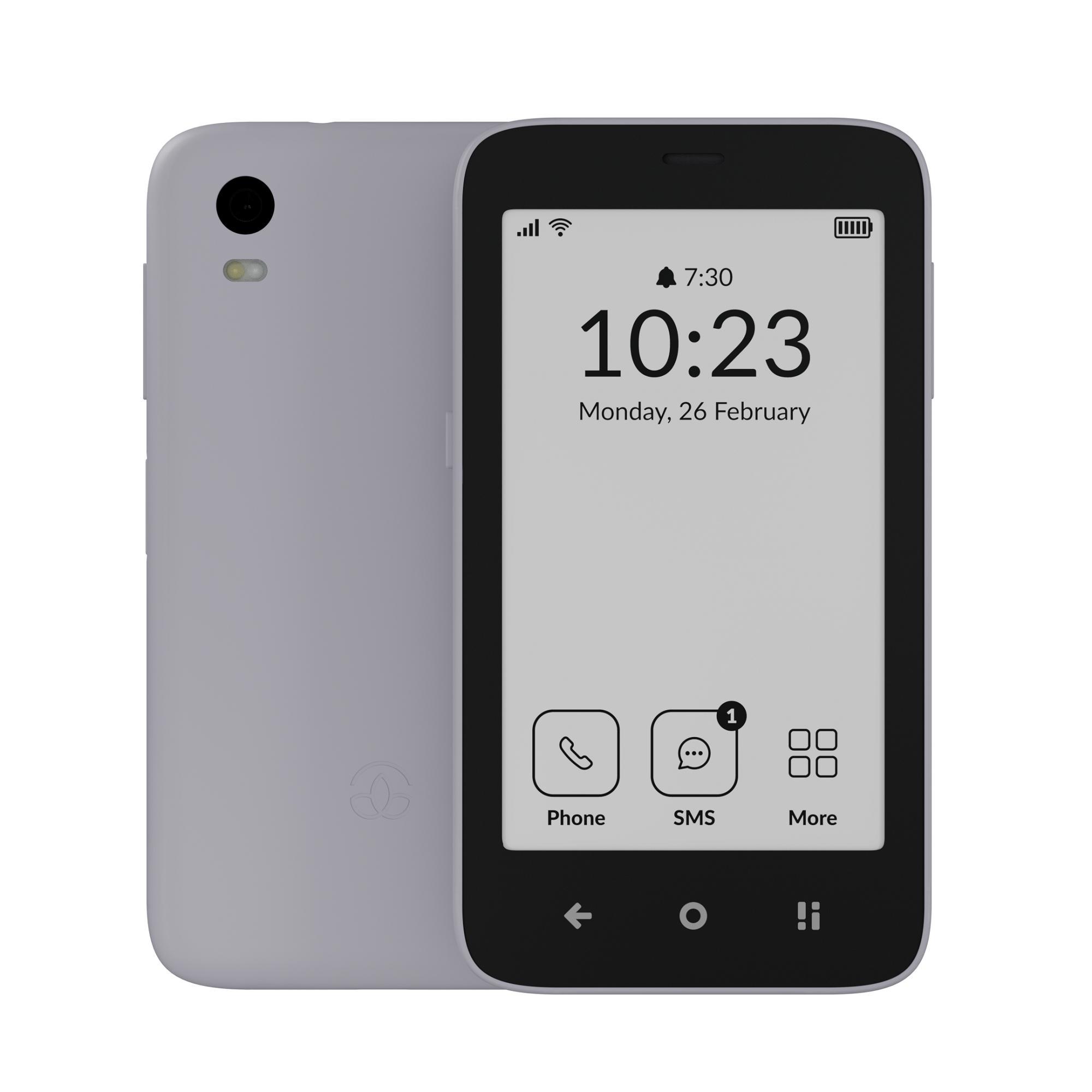 MUDITA Kompakt Smartphone E Ink Display Grau