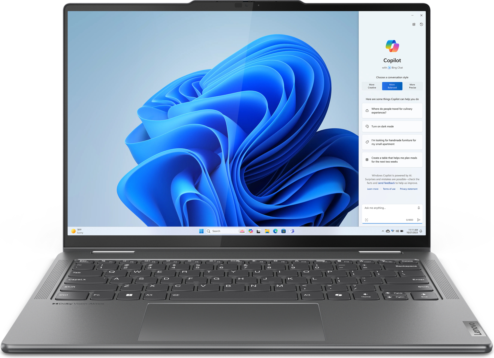 Lenovo Yoga 7 2 v 1 14" 2,8K OLED Touch Ultra 5 125H 16GB/512GB SSD Win11