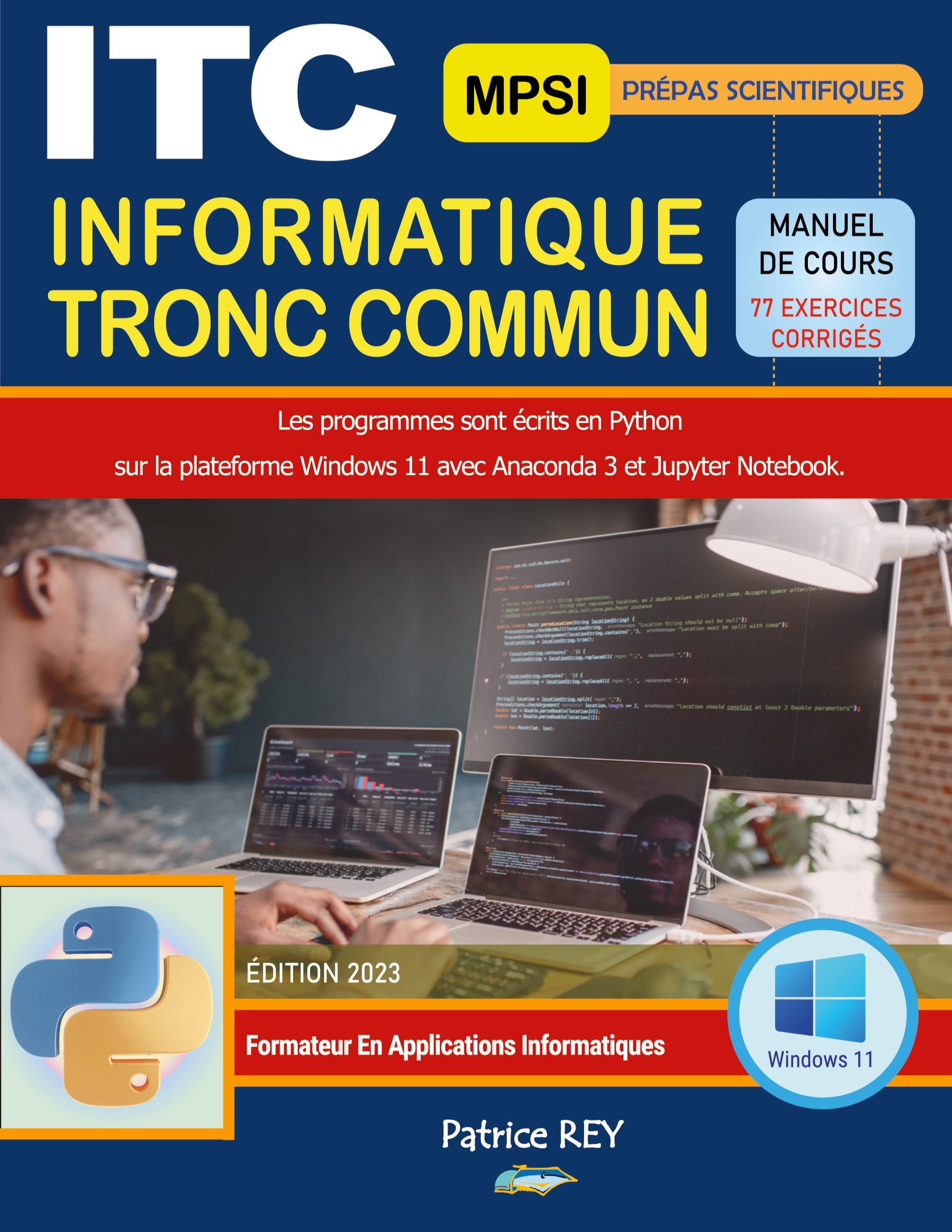 Sonstige Verlage ITC informatique tronc commun Prepas MPSI
