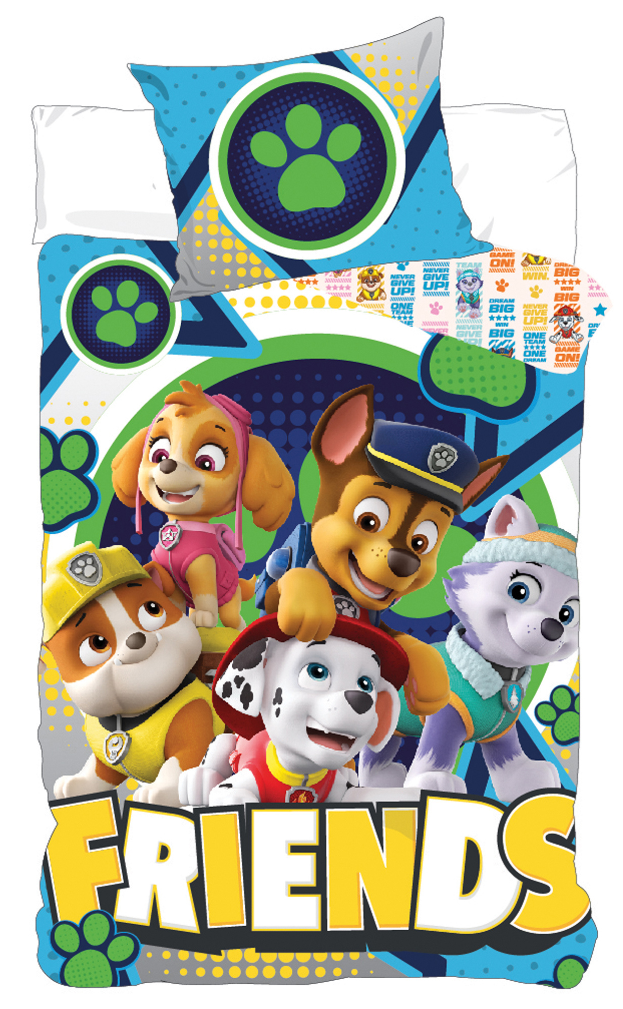 Beronage Paw Patrol Baby / Kleinkind Bettwäsche Friends Linon / Renforcé 804387