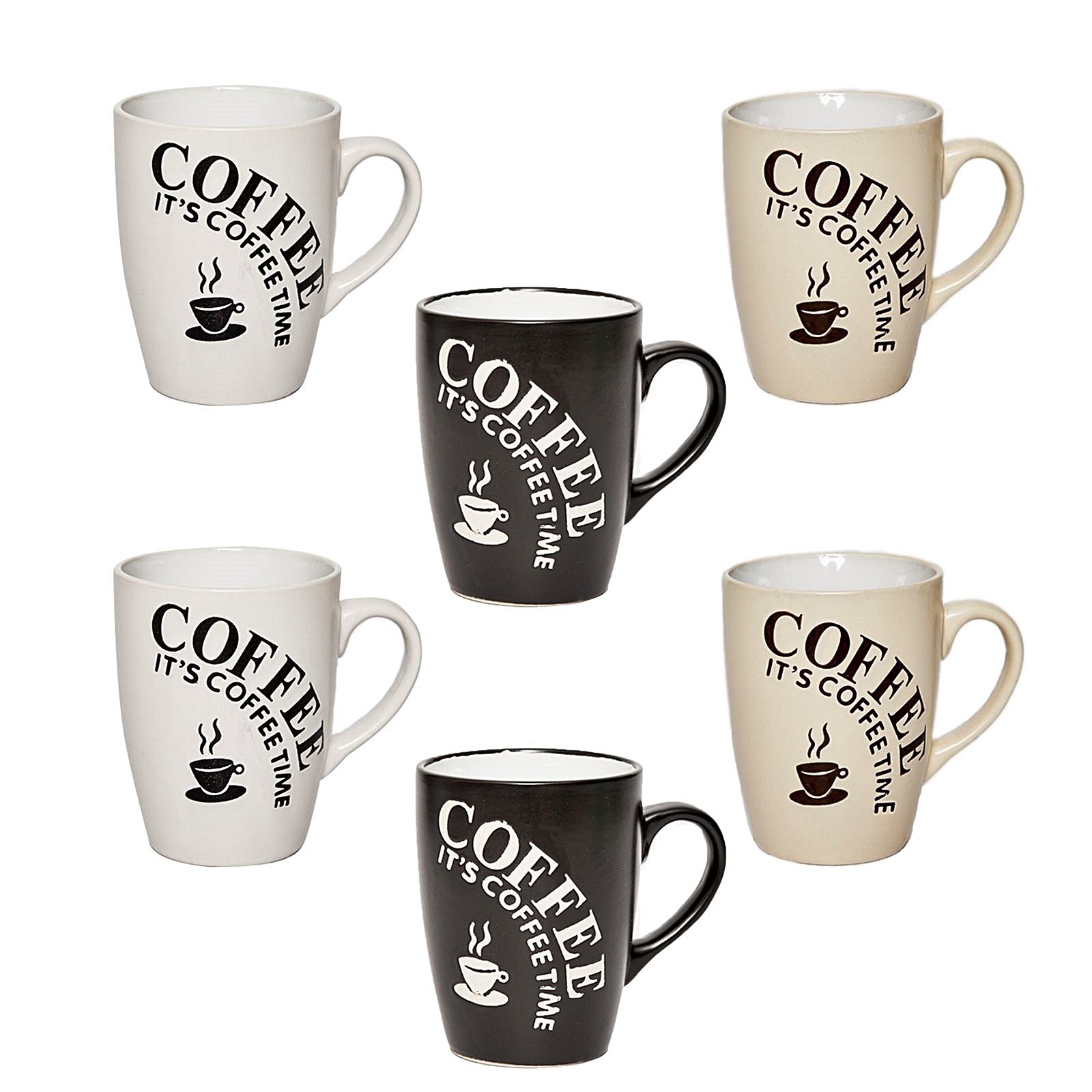 6 Tassen Kaffeebecher Kaffeetasse