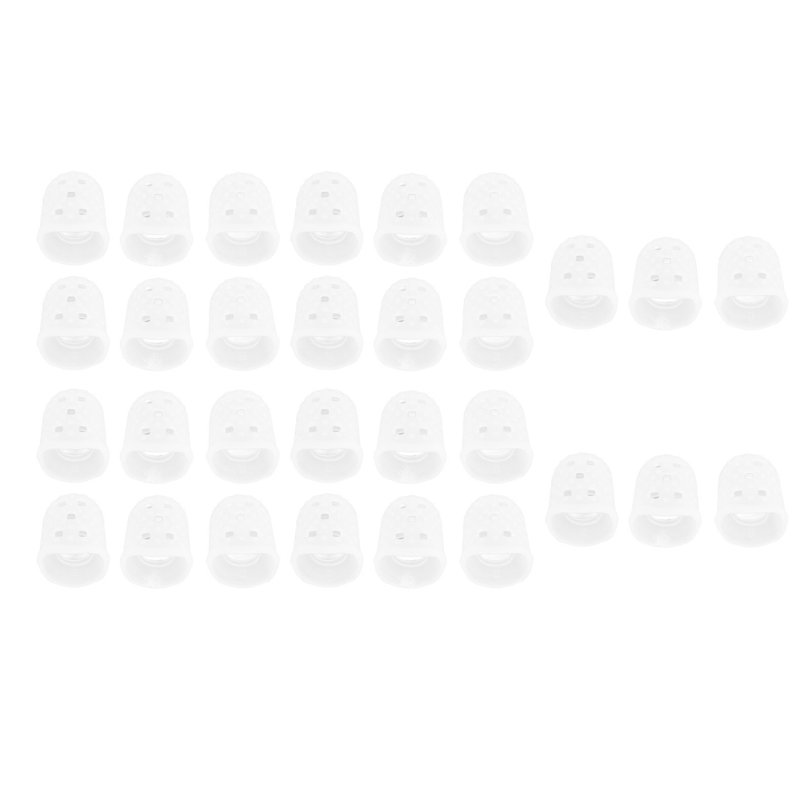 Cocosity Gitarren-Fingerspitzen-Schutz,Silikon-Gitarren-Fingerschützer,Fingerschützer mit Luftlöchern,Gitarren-Fingerspitzen-Schutzhüllen,Transparente Fingerschutzhüllen,Gitarren-Fingerschutzhüllen