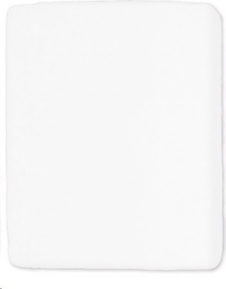 CARERO Frottee-Krippenbettlaken New Baby 140x70 cm weiß