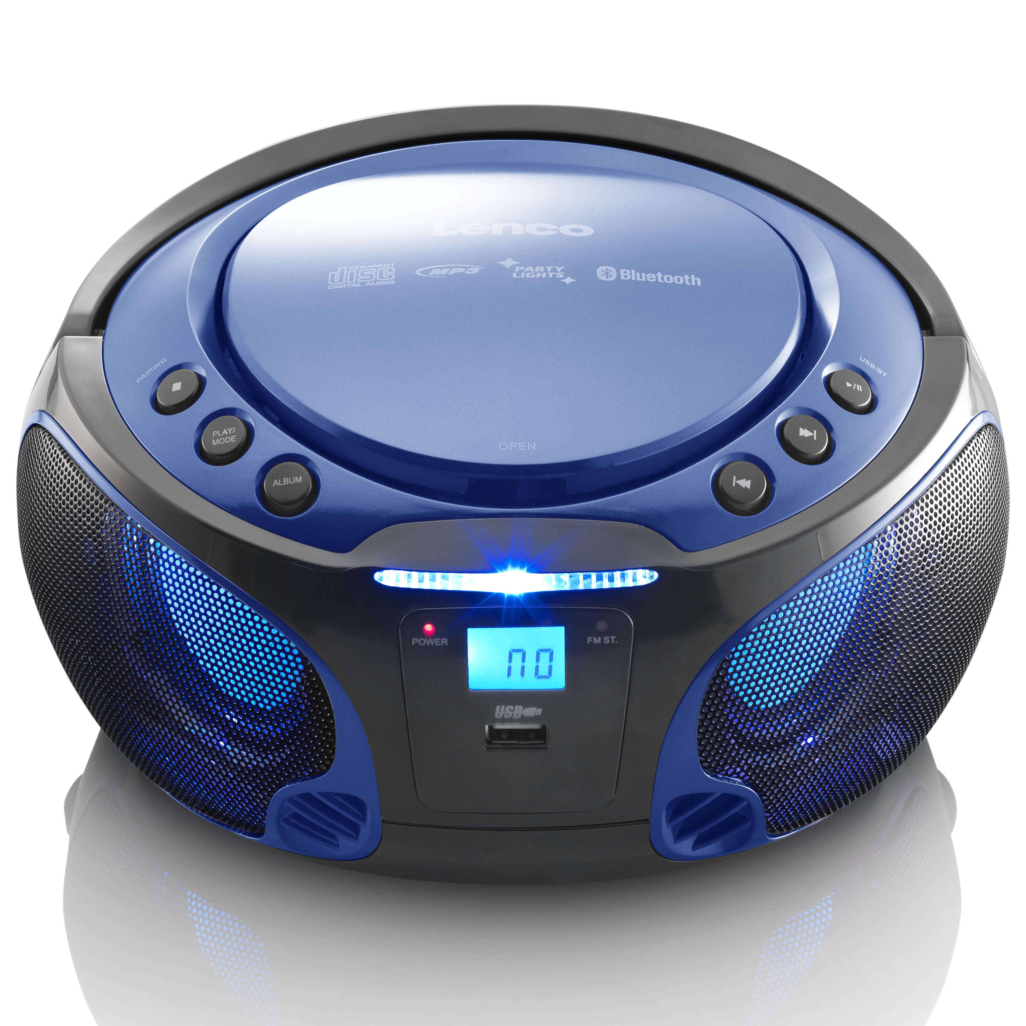 Lenco SCD-550BU - Tragbares FM-Radio mit