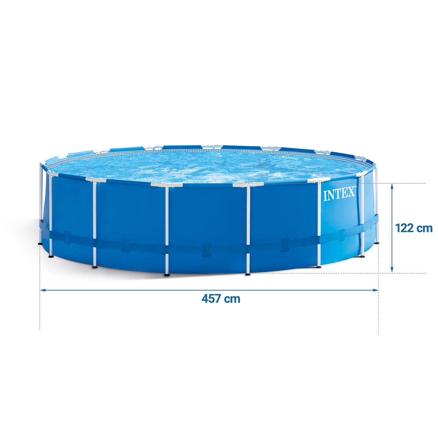 INTEX Frame Pool 457 x 122 cm - 21 in 1 Gartenpool