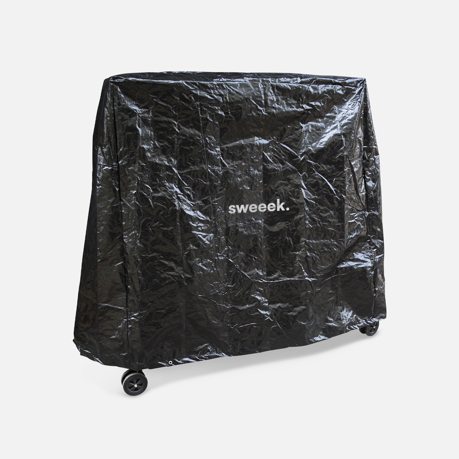 sweeek - PVC-Abdeckung für Tischtennisplatte INDOOR / OUTDOOR - Schwarz PPTCOVERBK