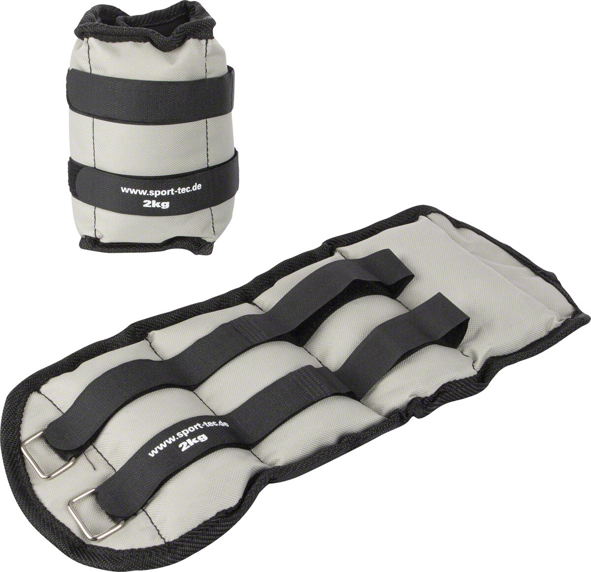 Sport-Tec Gewichtsmanschetten Laufgewichte Armgewichte Beingewichte 2 kg 2 Stück 03949