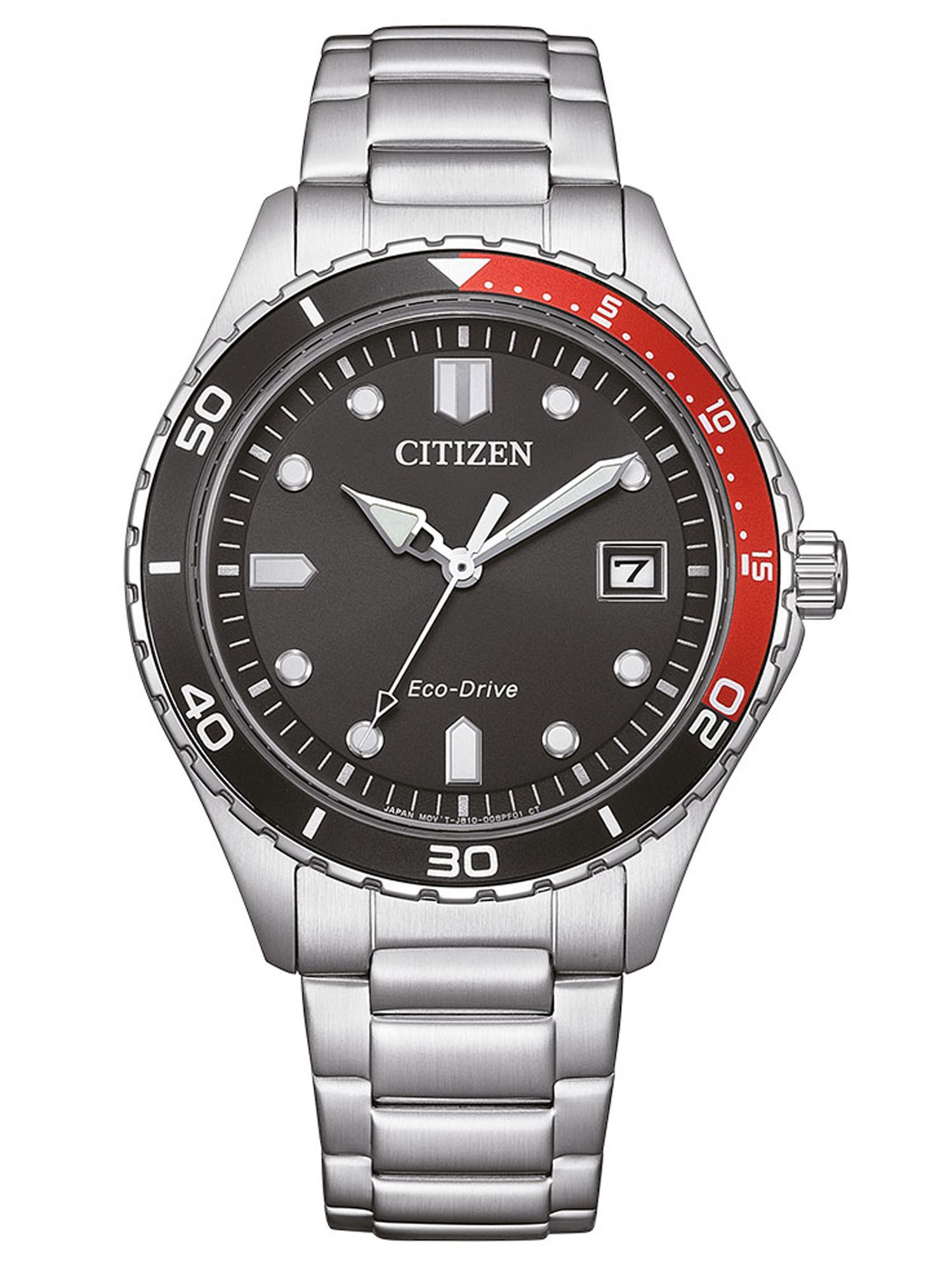 Citizen AW1820-81E Eco-Drive Solar Watch Oceľ/čierna