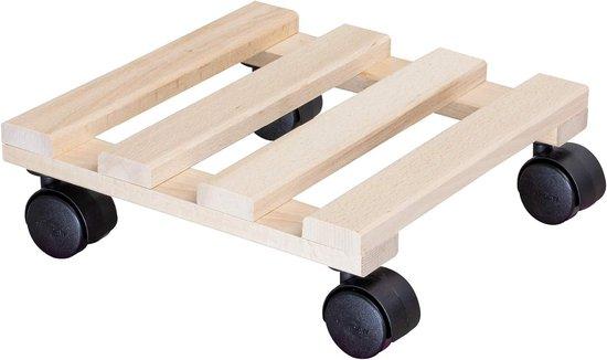 OEM Holztrolley 25x25x8cm für Blumen innenBuche 100kg 2026