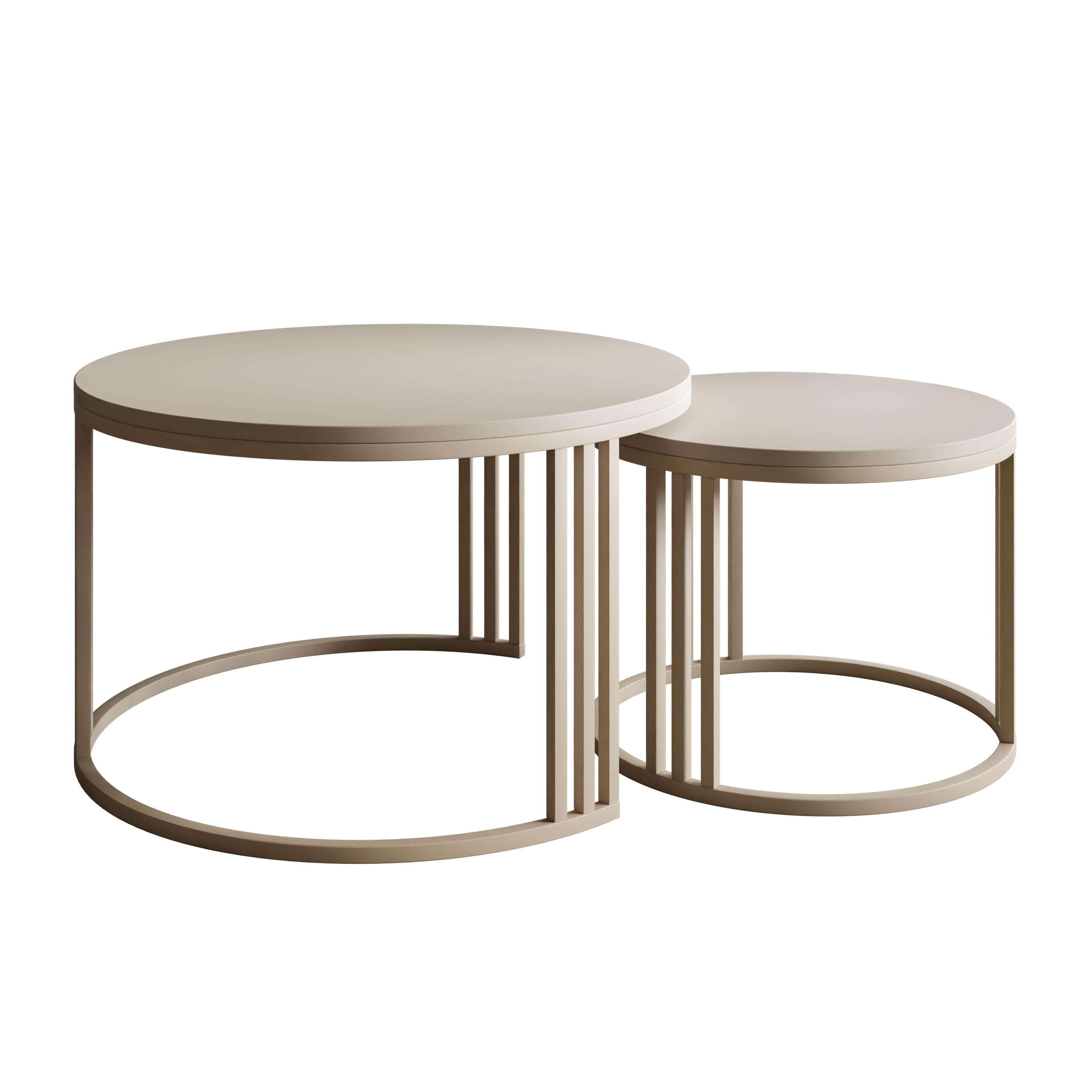 Couchtisch LORI 2in1 KASCHMIR MAT, Kaschmir Mat