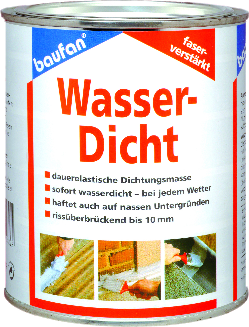 Baufan Wasser Dicht 750ml Dichtungsmasse Dichtmasse Abdichtung Mauerwerk 128022