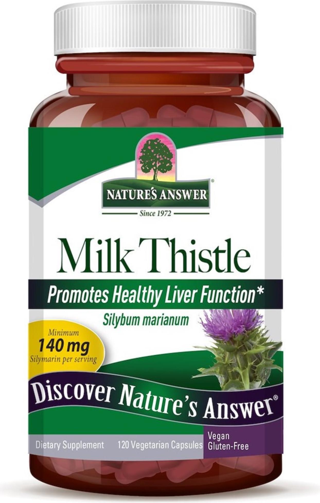 Nature's Answer Milk Thistle Samenextrakt (120 Kapseln) 083000164163