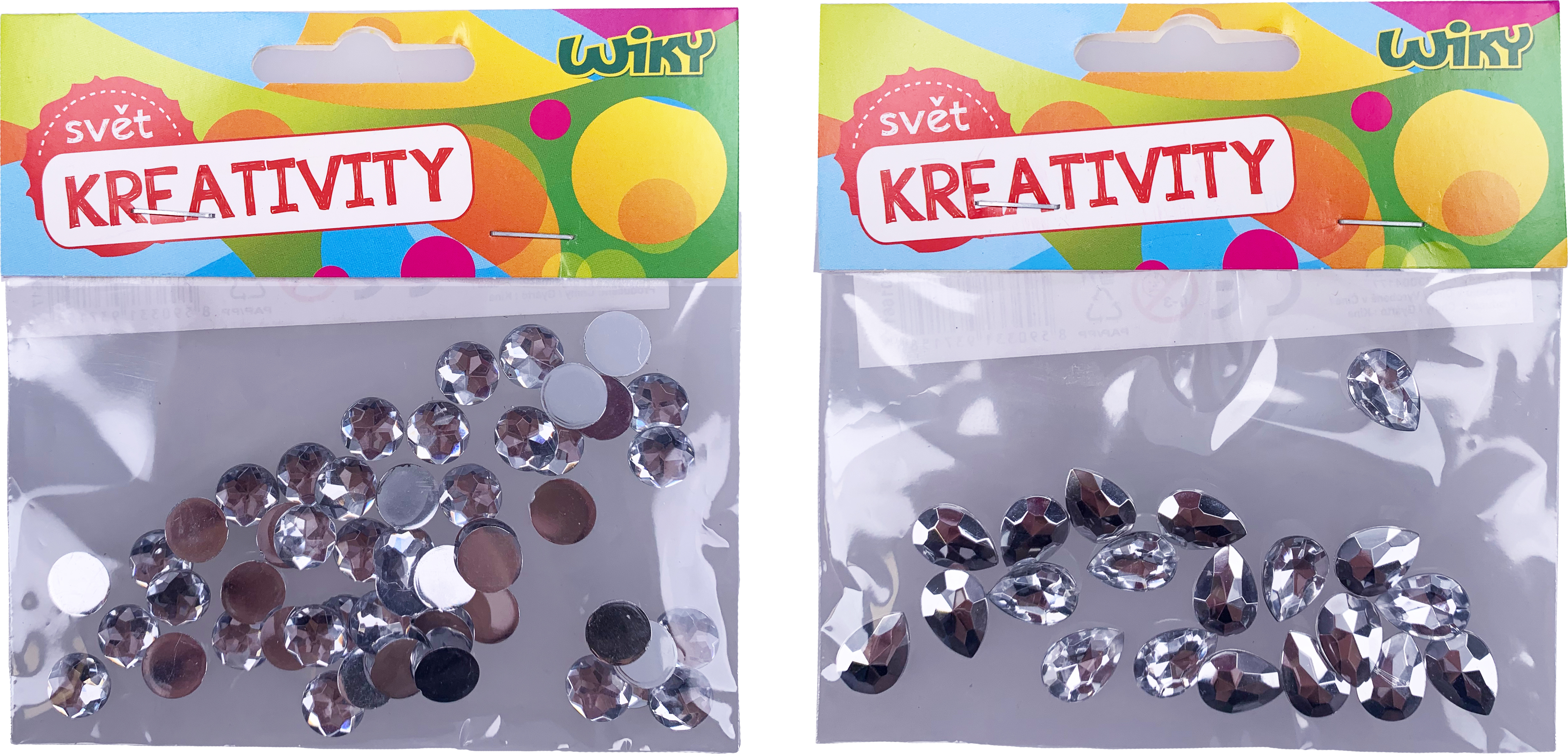 Wiky Diamant – 2 Varianten, Kleine Kreativmaterialien