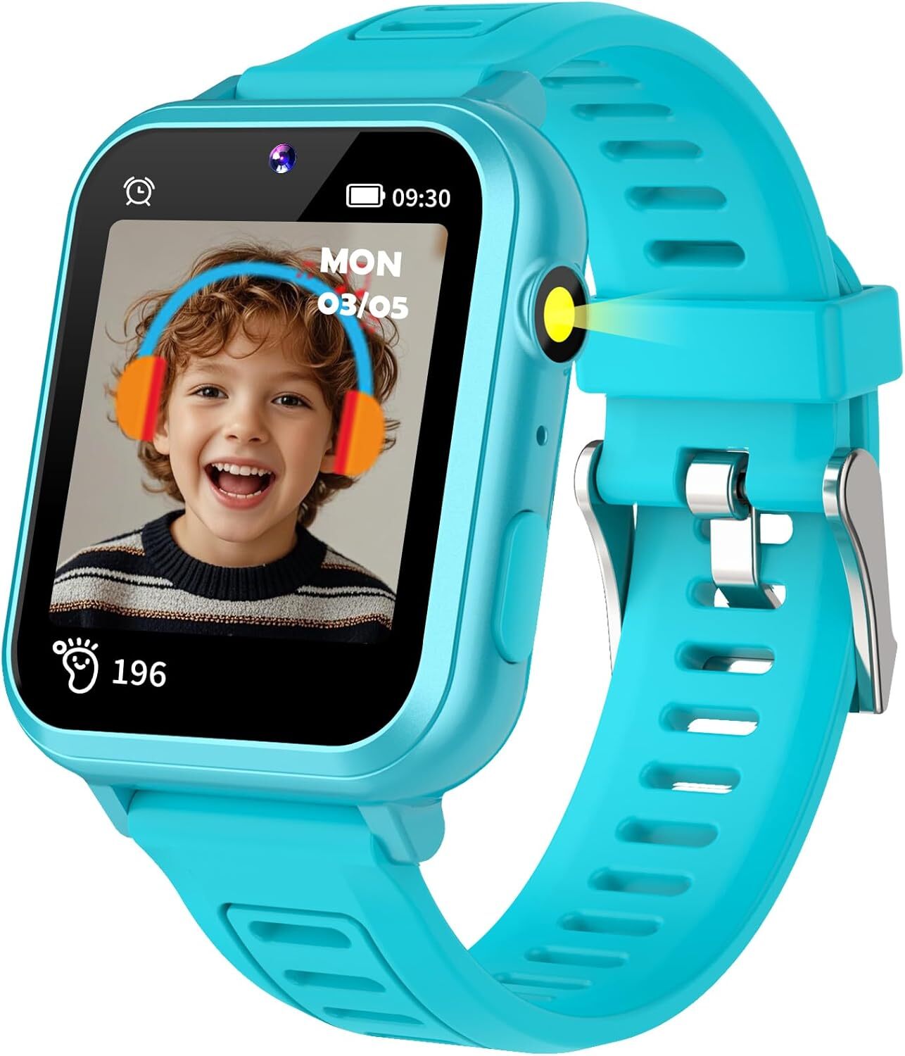 Smartwatch Deti Chlapci Dievčatá 24 Hra MP3 Hudba HD Fotoaparát Detský zámok Krokomer 13 Budík