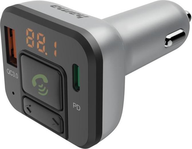 Hama FM-Transmitter FM-Transmitter mit Bluetooth®- und Freisprechfunktion (00014169)