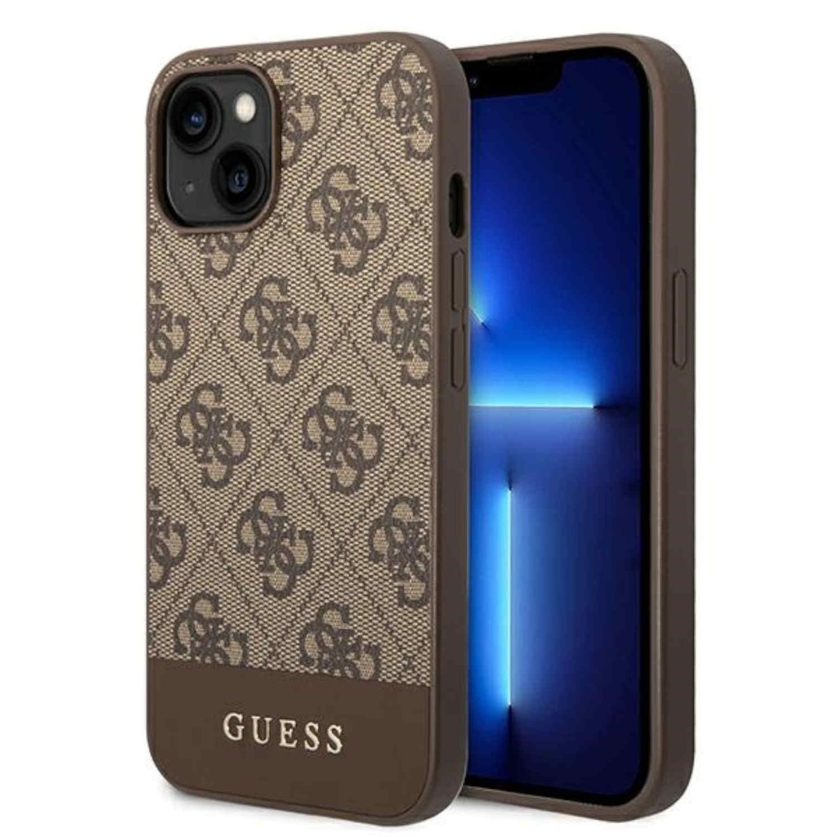 Guess 4G Charms case brown for Samsung Galaxy S23 Ultra GUHCS23LGF4GBR