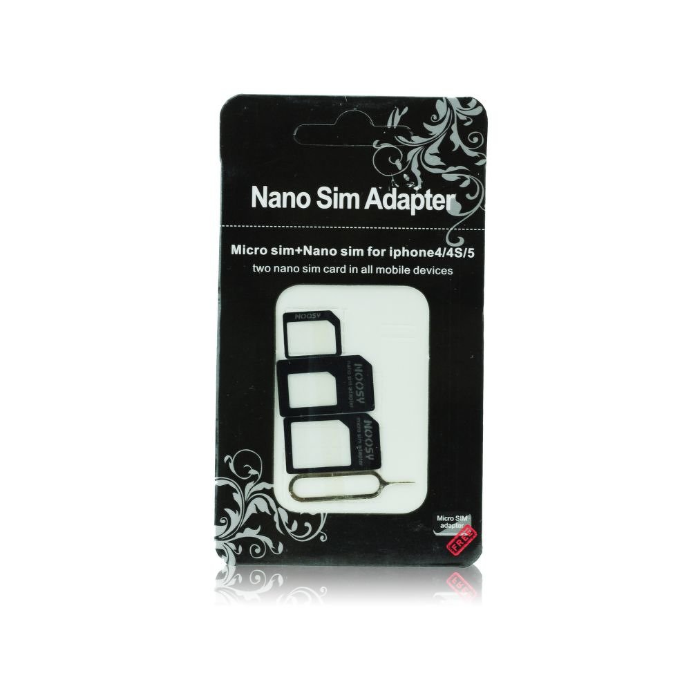 Adaptér pre Nano SIM/Micro, Micro Sim a Nano/Sim (NOOSY 3 v 1)